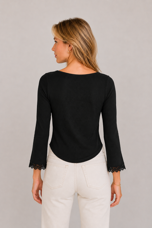 Ballet Bell Arm Cotton Top