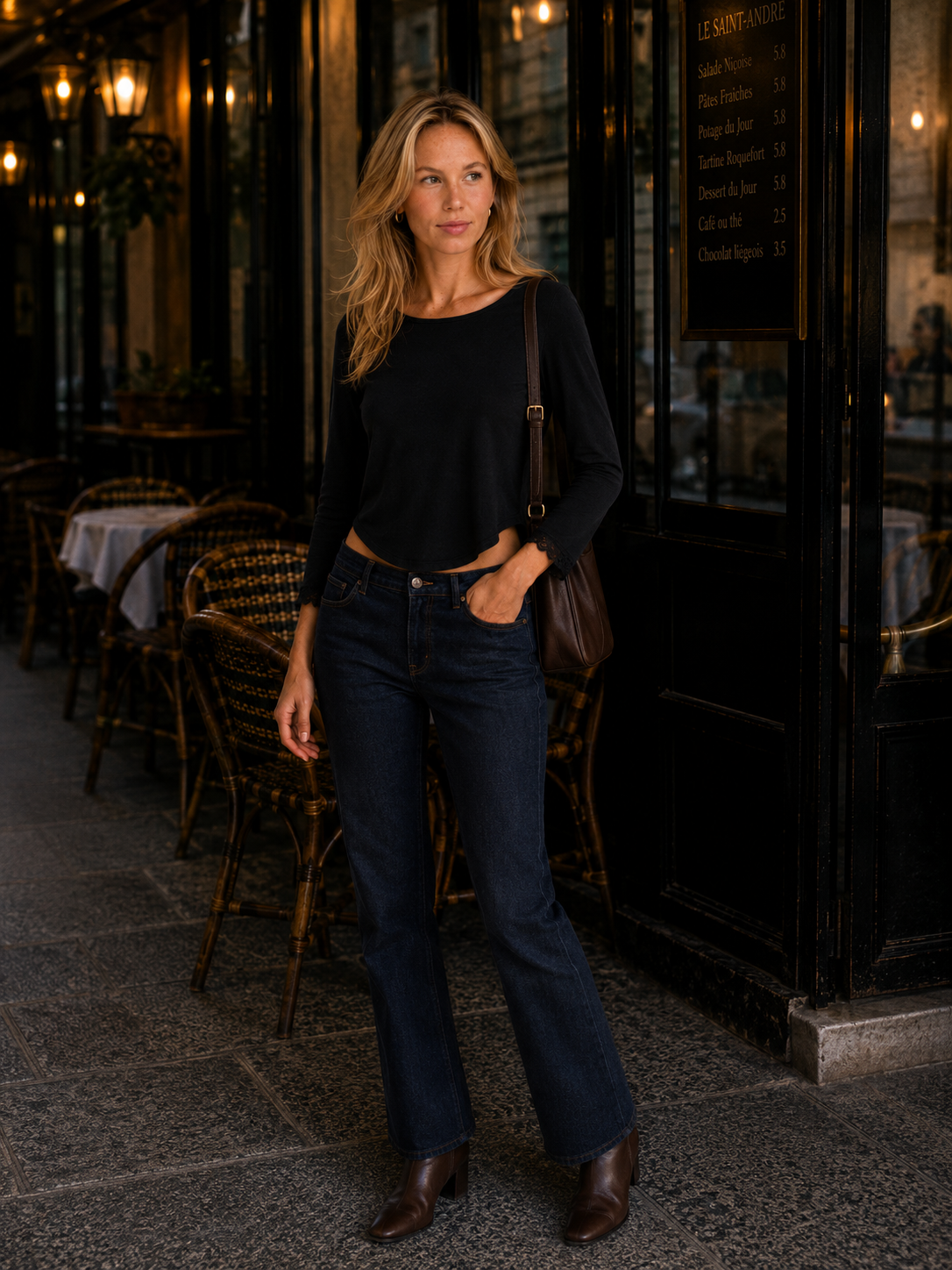 Ballet Bell Arm Cotton Top